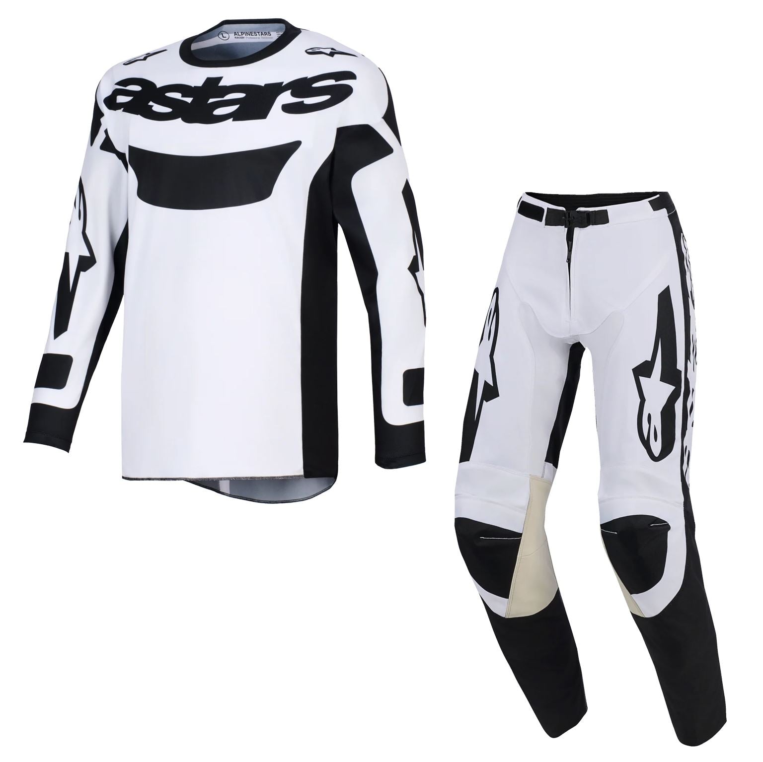 Alpinestars 2026 Racer Riway Motocross Combo Kit White Black